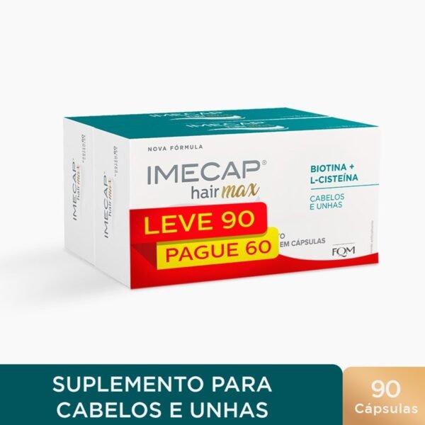 Imecap Hair Max Kit Leve 90 Pague 60 Cápsulas